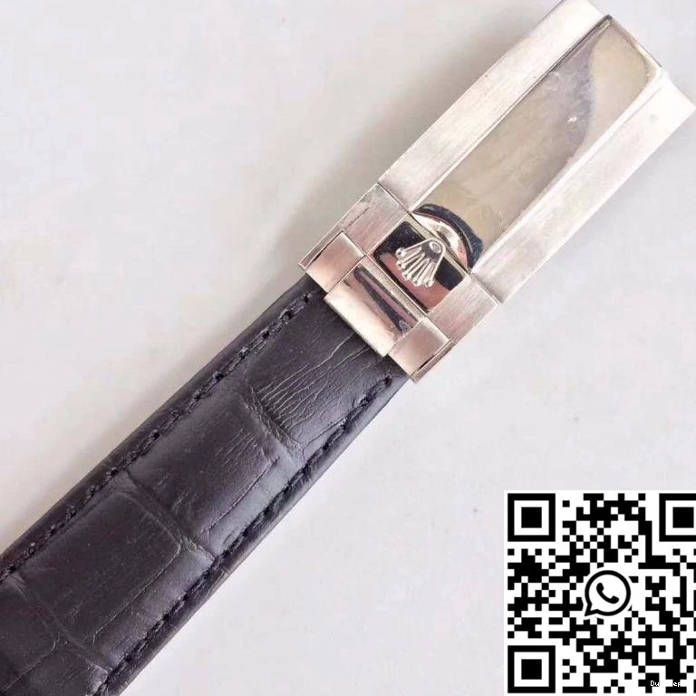 Factory Cosmograph Black Strap Daytona Rolex Leather 116520 JH 0209